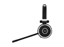 Front:Jabra Evolve 65 TE UC Mono inkl. Dock