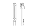 Perspective:Kabel Telco-50 male connector-RJ11 3 m