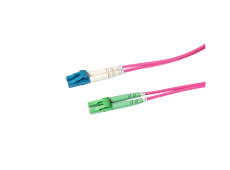 Fiber-Kabel LC/PC-LC/APC 2m, Duplex