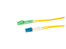 Câble de fibre Singlemode LC/PC-LC/APC, Duplex
