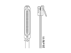 Câble Telco-50, mâle, connecteur RJ-11, 3 m