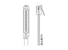 Kabel Telco-50 male connector-RJ11 10m