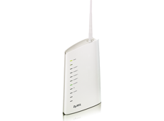 Zyxel P-870HN-I, mit Splitter für ISDN