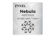 Zyxel iCard Nebula MSP Pack utilisateur unique, 1 an