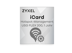 Zyxel iCard Hotspot Management USG FLEX 200, 1 Jahr