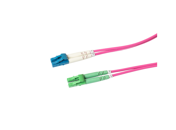 Fiber-Kabel LC/PC-LC/APC 2m, Duplex