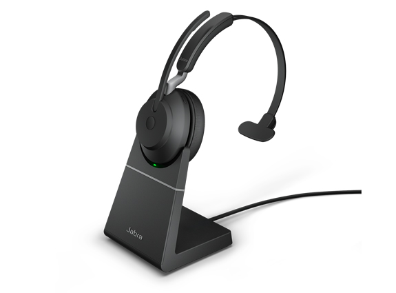 Jabra Evolve2 65 UC Mono NC (Bluetooth, USB-A), Chargeur
