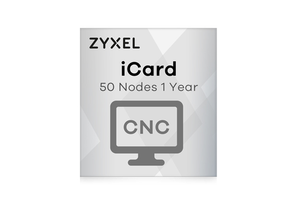 Zyxel iCard Cloud Network Center (CNC) 50 appareils, 1 an