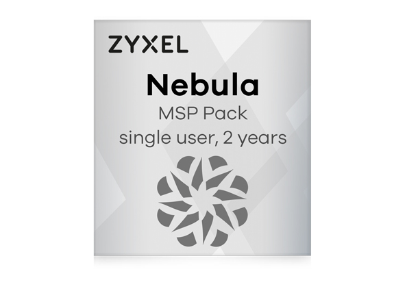 Zyxel iCard Nebula MSP Pack utilisateur unique, 2 ans