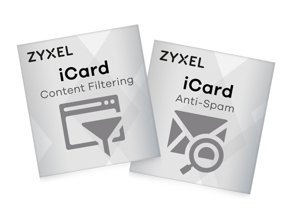 Zyxel iCard CF & anti-spam pour USG FLEX 200, 1 an