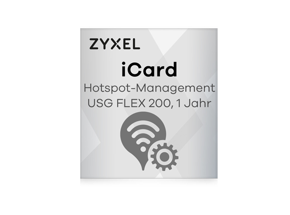 Zyxel iCard Hotspot Management USG FLEX 200, 1 Jahr