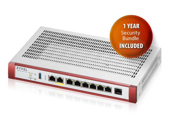 Zyxel USG FLEX 200HP & bundle de sécurité en or 1 an
